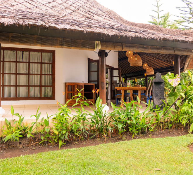 Bali Sea Villas - Villa Cahaya - dining veranda 4