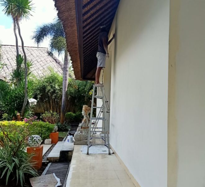 Bali Sea Villas painting and plaster may 2020 - 33