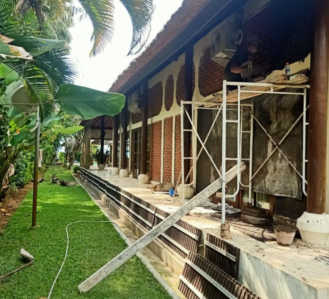 Bali Sea Villas painting and plaster may 2020 - 7